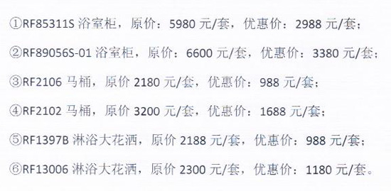 金牌衛浴特價產品