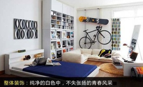 男生房間室內裝飾 個性實用酷感