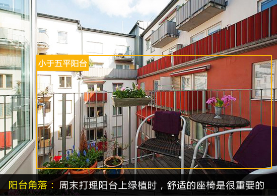 小于5㎡陽臺搭配 見證生活的自然美